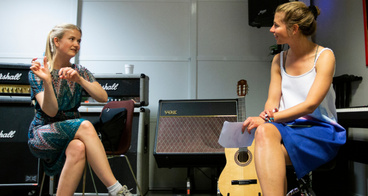 Kreative dager på låtskriverworkshop