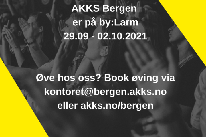 Vi er på by:Larm 29.09 – 02.10