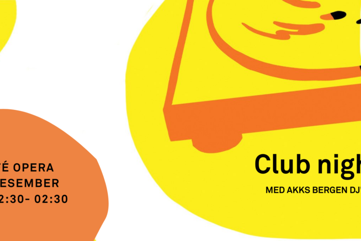 Klubbkveld 3. desember – new DJs!