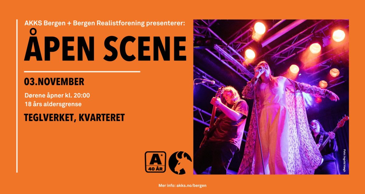 Velkommen til åpen scene 03.11