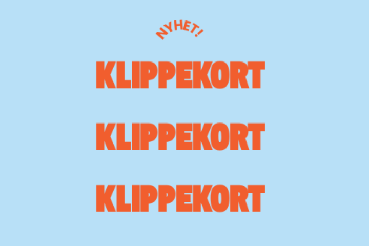 Nyhet: Billigere øving med KLIPPEKORT