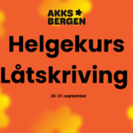 Helgekurs: Låtskriving