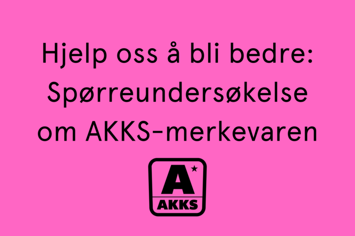 Spørreundersøkelse om AKKS-merkevaren – Vinn gavekort!