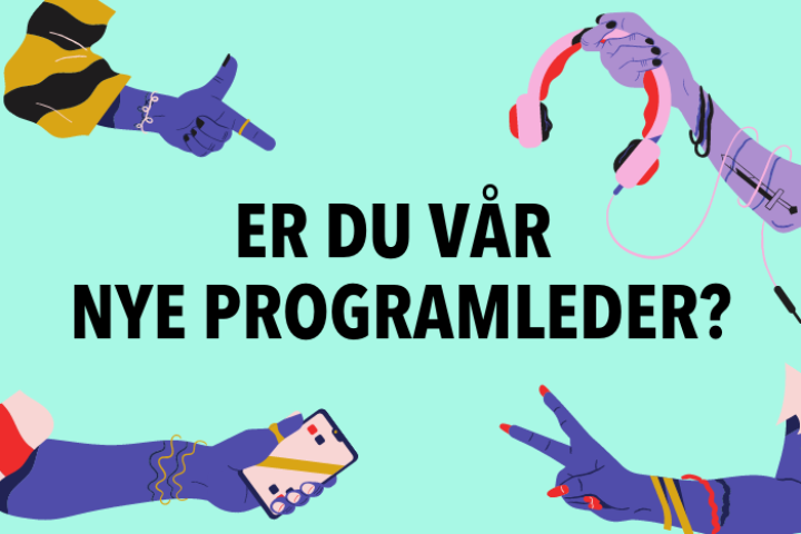 Mellom 18-26 år, interessert i musikk, likestilling og sosiale medier? Kanskje er du vår nye programleder!