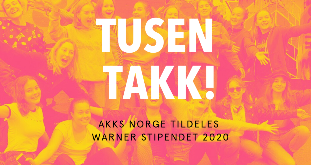 AKKS Norge mottar Warner-stipendet 2020