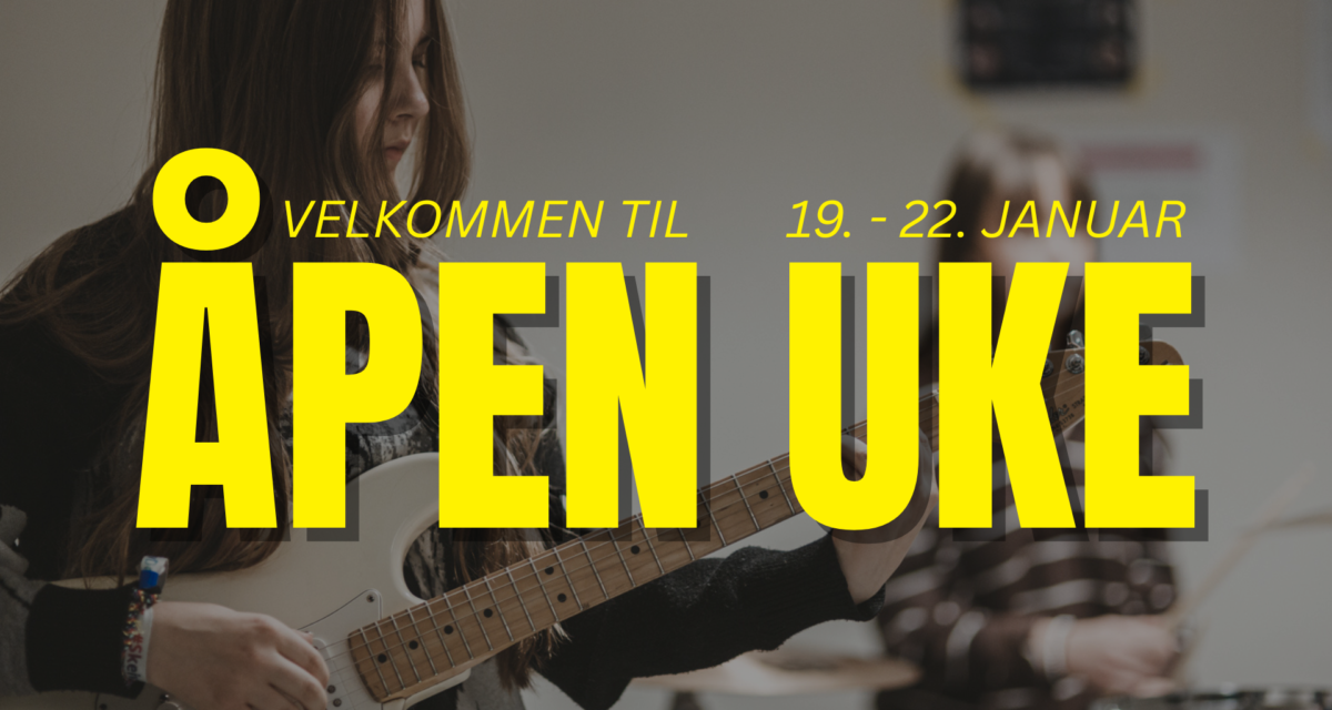 Velkommen til Åpen Uke!