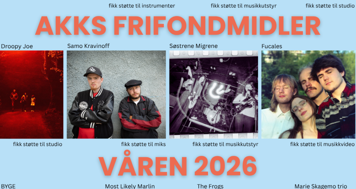 Frifondmidler våren 2026!